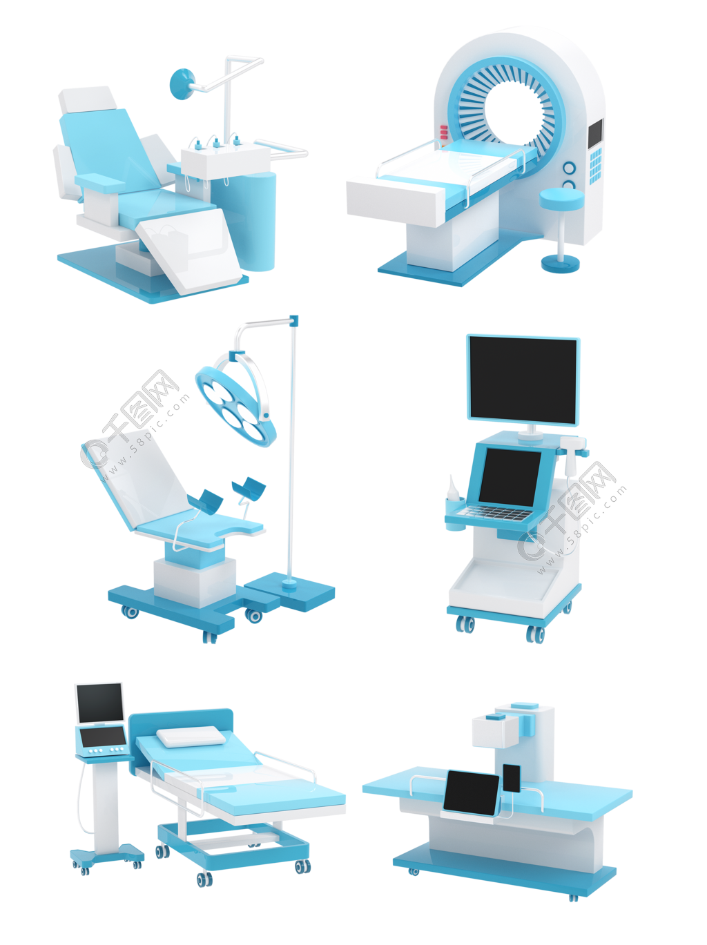 免費下載C4D醫(yī)療器械及嬰童用品器材立體模型模板（編號43840735）